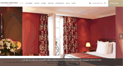 Desktop Screenshot of hotel-elyseesmermoz.com